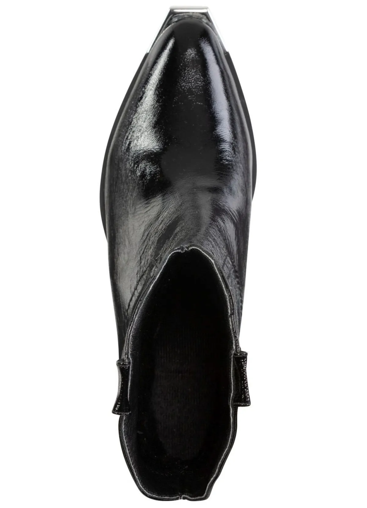 New Gemini Western-Stiefel aus Rind-Nappaleder SCHWARZ