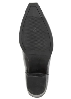 New Gemini Western-Stiefel aus Rind-Nappaleder SCHWARZ