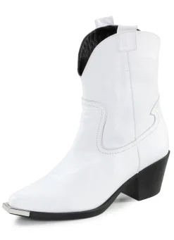 Best Gemini Western-Stiefel aus Rind-Nappaleder WEISS
