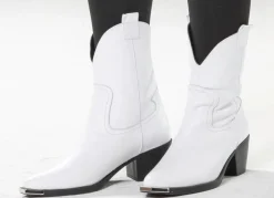 Best Gemini Western-Stiefel aus Rind-Nappaleder WEISS