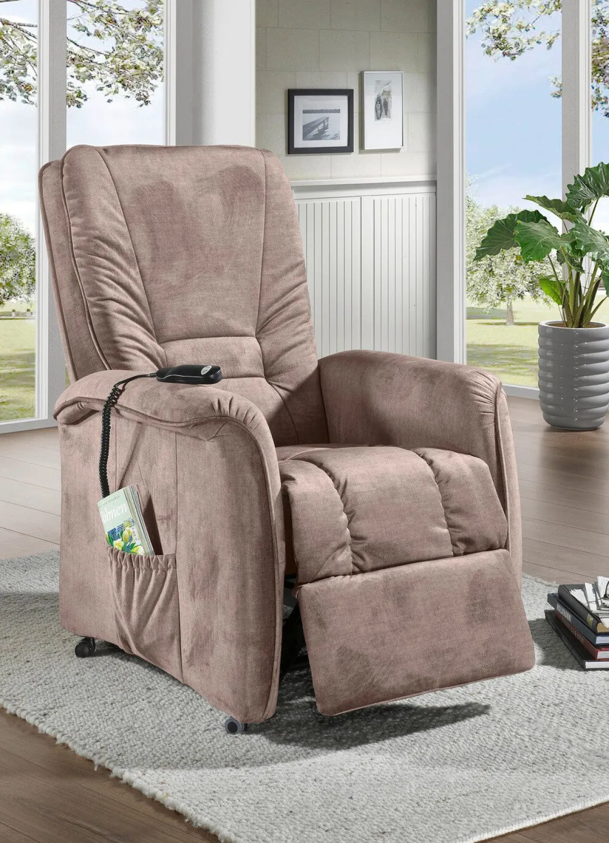 Outlet BADER Gemütlicher TV-Sessel BEIGE