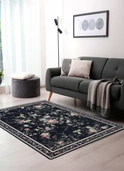 Sale BADER Gewebte Brücken und Teppiche SCHWARZ