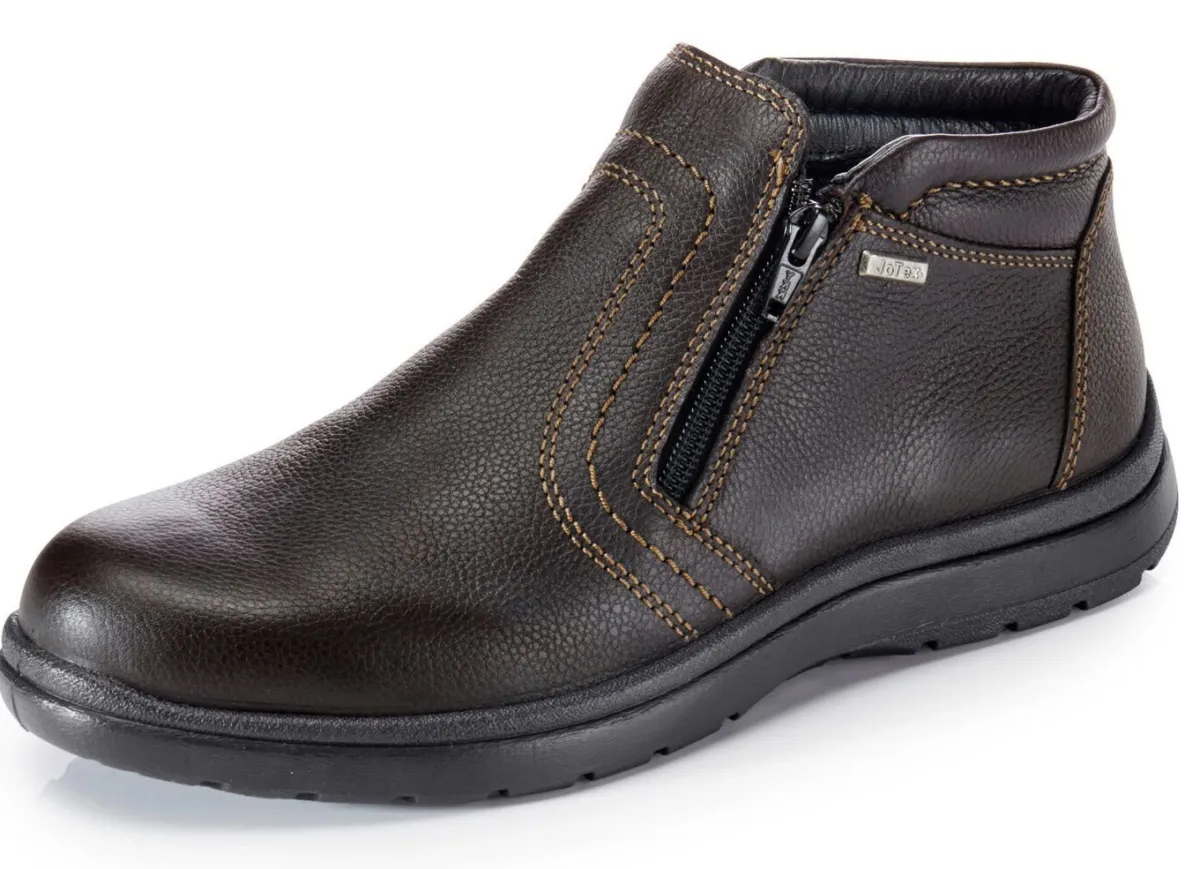 Online GINO GALANTE , atmungsaktive Herren-Boots, Winterschuhe, mit Reißverschluss MOKKA