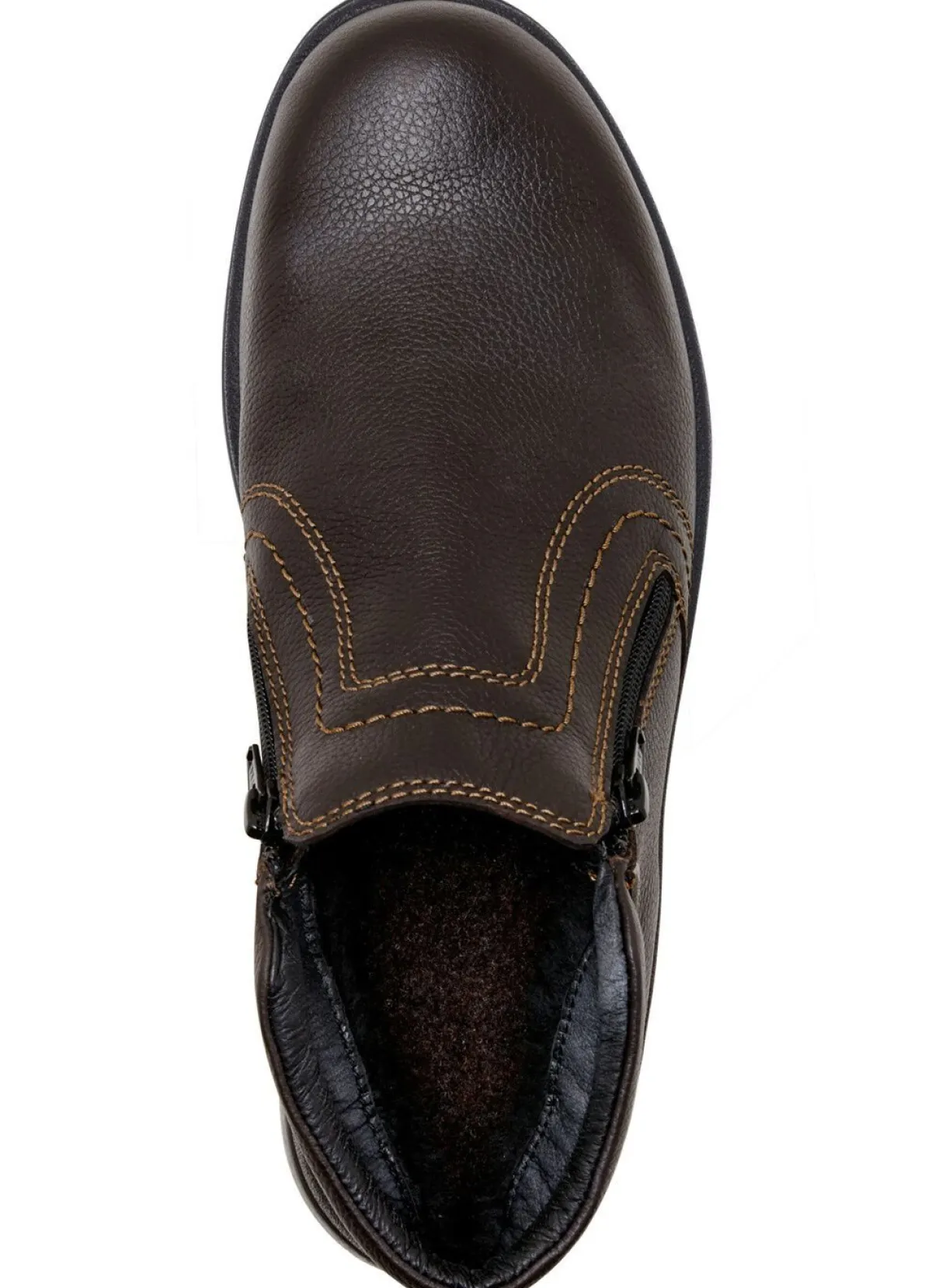 Online GINO GALANTE , atmungsaktive Herren-Boots, Winterschuhe, mit Reißverschluss MOKKA