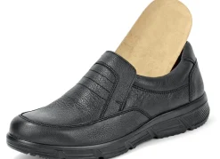 Discount GINO GALANTE , bequeme Herren-Slipper, Weite K, mit herausnehmbarem Fußbett SCHWARZ