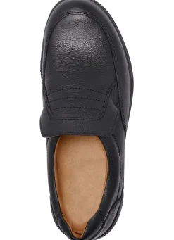 Discount GINO GALANTE , bequeme Herren-Slipper, Weite K, mit herausnehmbarem Fußbett SCHWARZ