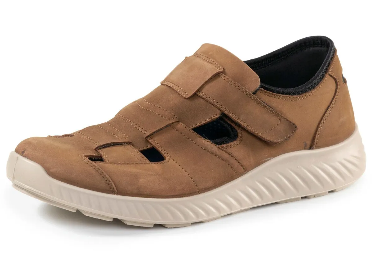 Outlet BADER GINO GALANTE, bequeme Herren-Slipper, Weite H, mit herausnehmbarem Fußbett COGNAC