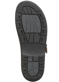 Sale GINO GALANTE Clog aus genarbtem Nappaleder SCHWARZ