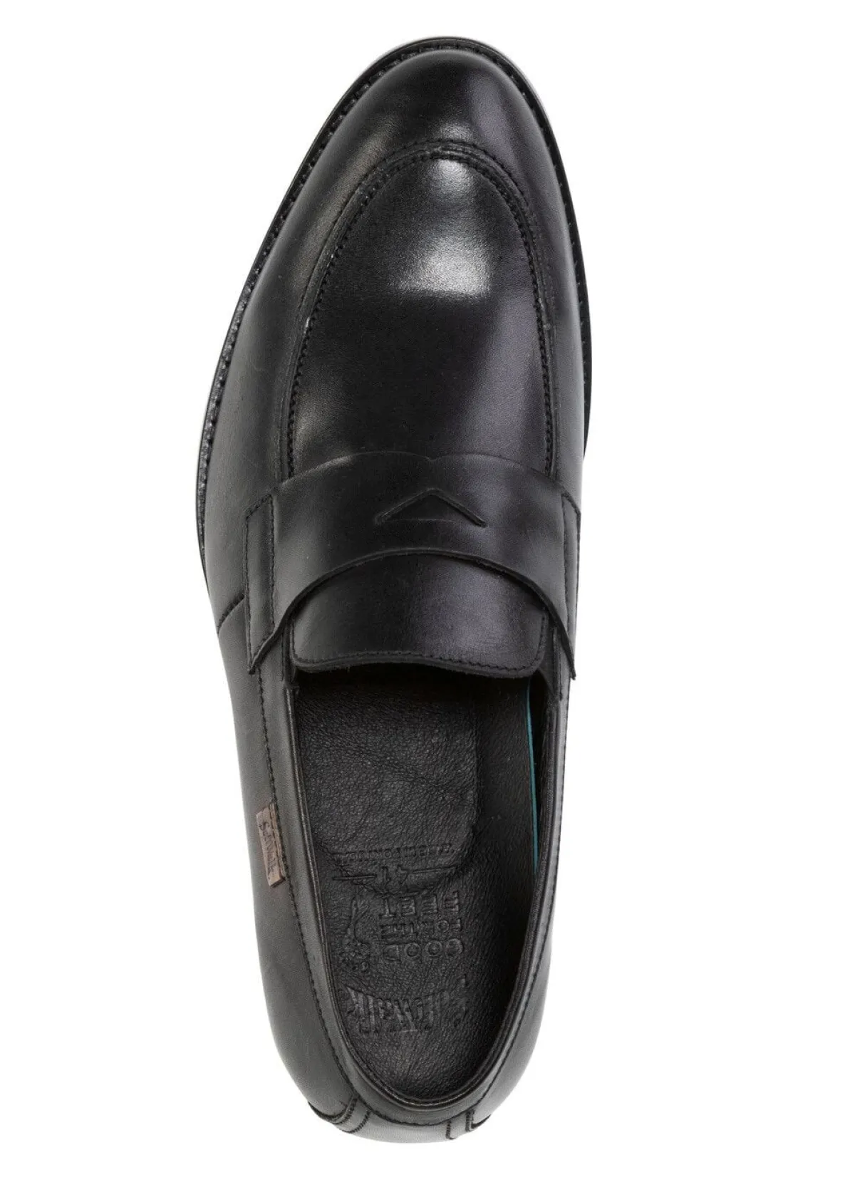 Online GINO GALANTE , elegante Herren-Slipper, mit herausnehmbarem Fußbett SCHWARZ