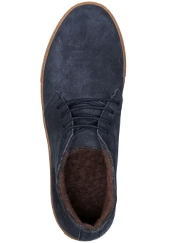 New GINO GALANTE , gefütterte Herren-Boots, Winterschuhe, mit Wolle MARINE