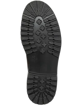 New GINO GALANTE , gefütterte Herren-Boots, Winterschuhe, Weite H, mit Lammfell MOKKA