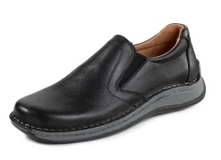 Online GINO GALANTE , klassische Herren-Slipper, mit herausnehmbarem Fußbett SCHWARZ