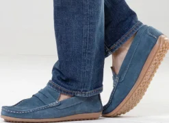Sale GINO GALANTE , klassische Herren-Slipper, aus Leder JEANS