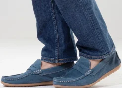 Sale GINO GALANTE , klassische Herren-Slipper, aus Leder JEANS