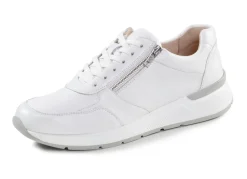 Discount BADER GINO GALANTE, klassische Herren-Sneaker, mit Reißverschluss WEISS
