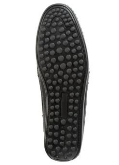 Clearance BADER GINO GALANTE, leichte Herren-Slipper, mit Gummizug SCHWARZ