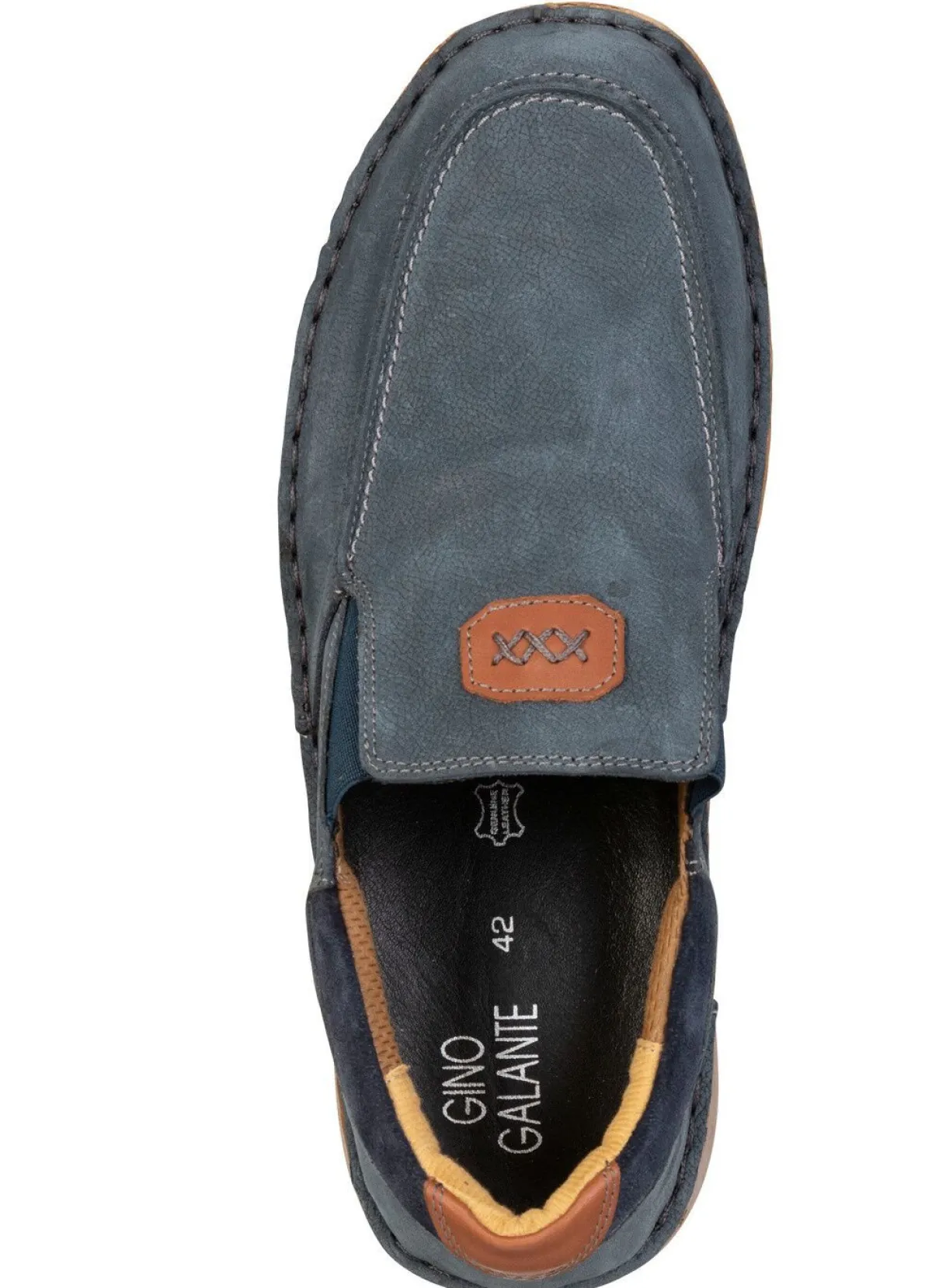 Sale GINO GALANTE , leichte Herren-Slipper, mit herausnehmbarem Fußbett MARINE
