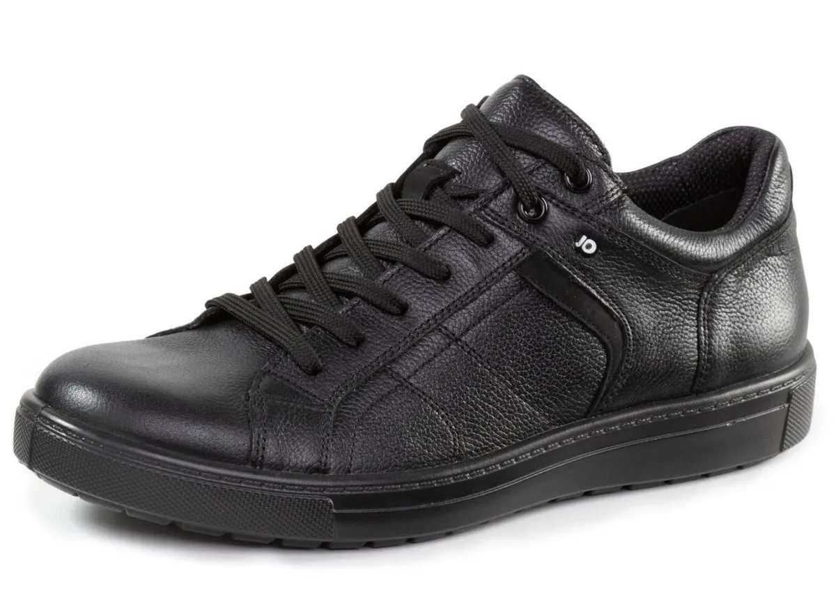 Outlet GINO GALANTE Schnürschuh aus Nubukleder mit Kontrastbesätzen SCHWARZ