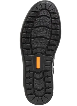 Outlet GINO GALANTE Schnürschuh aus Nubukleder mit Kontrastbesätzen SCHWARZ