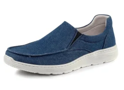 Hot GINO GALANTE Slipper aus Jeansmaterial BLAU