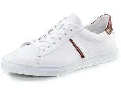 Best GINO GALANTE Sneaker aus Rind-Nappaleder WEISS-BRAUN