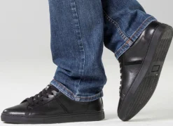 Discount GINO GALANTE Sneaker aus Rind-Nappaleder SCHWARZ