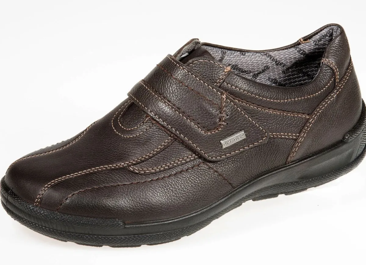 Clearance BADER GINO GALANTE, sportliche Herren-Slipper, Weite H, mit herausnehmbarem Fußbett MOKKA