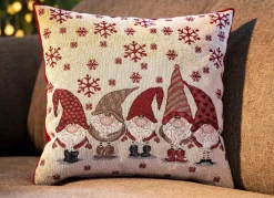 Best BADER Gobelin-Kissenbezug mit Wichtel-Motiven BUNT