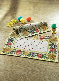 Clearance BADER Gobelin Platz-Set, 2-teilig NATUR