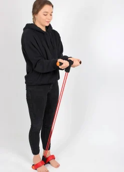 Clearance BADER Gymnastiktrainer, im Sitzen und Stehen nutzbar SCHWARZ-ROT