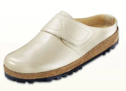 Hot HAFLINGER -Lederclog aus weichem Rindleder BEIGE