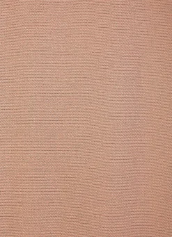 New BADER Halbtransparente Übergardine mit Kombiband apricot