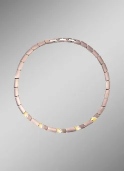 New BADER Halskette in Bicolor mit synth. Zirkonia