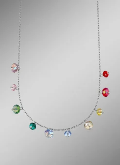Hot BADER Halskette mit bunten Swarovski®-Kristallen