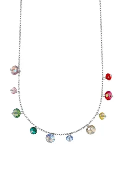 Hot BADER Halskette mit bunten Swarovski®-Kristallen
