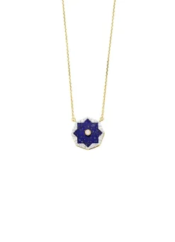 Clearance BADER Halskette mit echt Lapislazuli, Brillanten und Diamanten