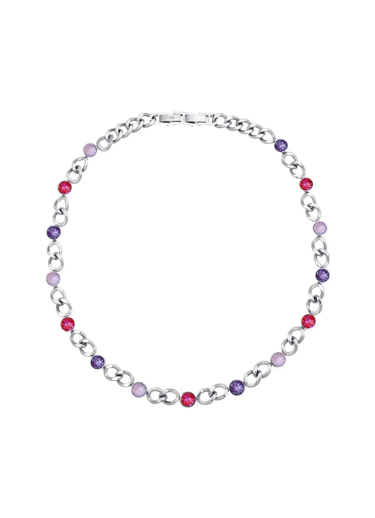 Outlet BADER Halskette mit Kristallen in Pink