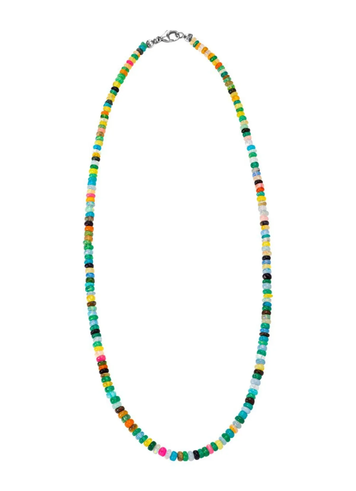 New BADER Halskette mit Multi Kristallopal