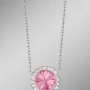 Online BADER Halskette mit Swarovski®-Kristall in Pink