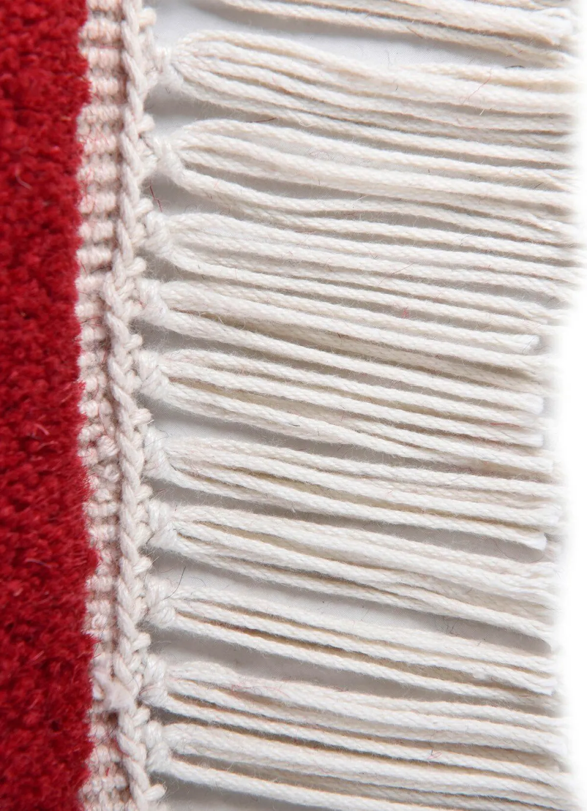 Hot RUGMARK Handgeknüpfte Brücken, Teppiche und Galerien aus 100% Schurwolle ROT