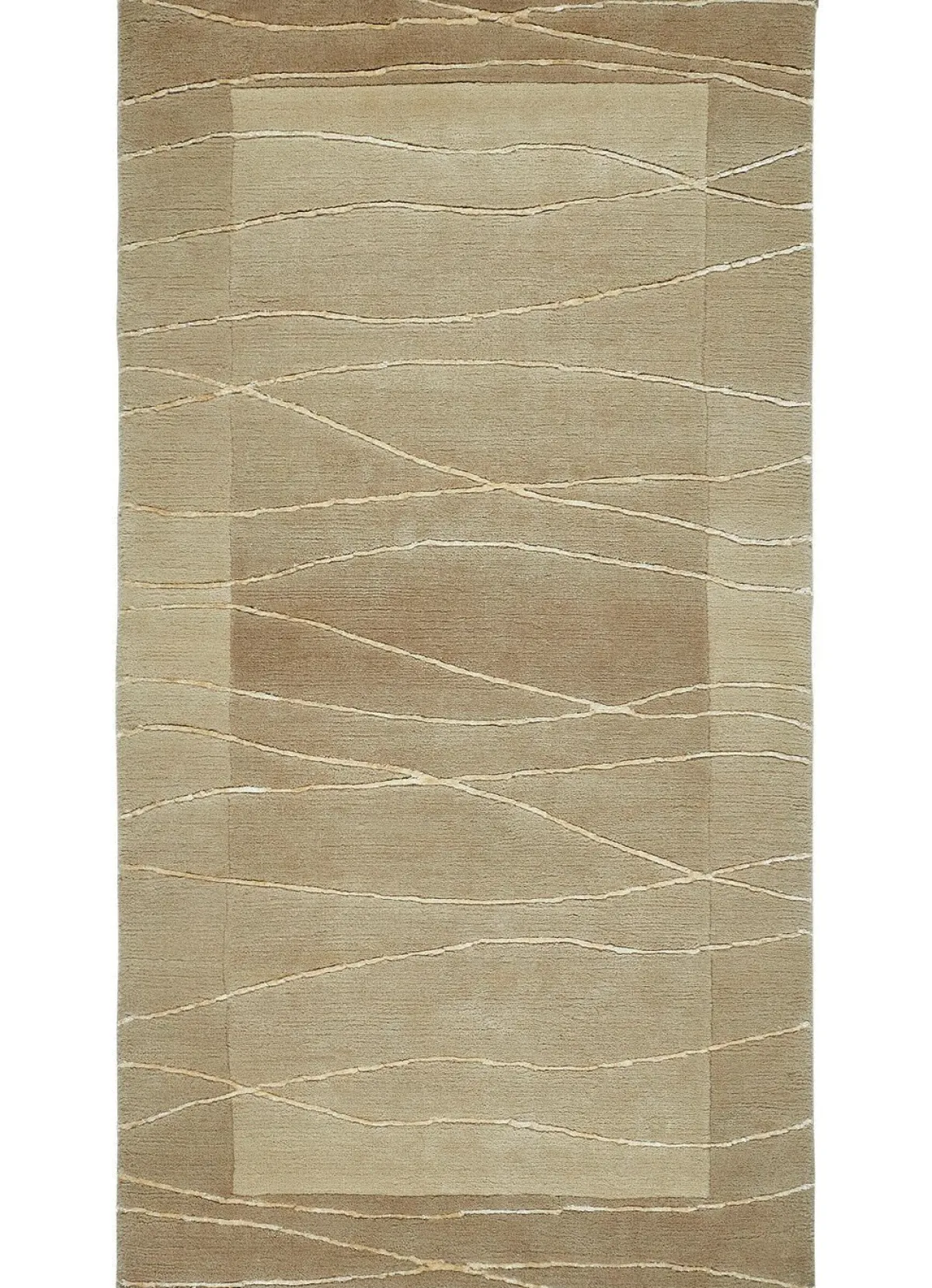 Best BADER Handgeknüpfte Brücken und Teppiche in Naturfaser-Qualität BEIGE