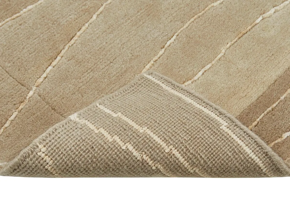 Best BADER Handgeknüpfte Brücken und Teppiche in Naturfaser-Qualität BEIGE