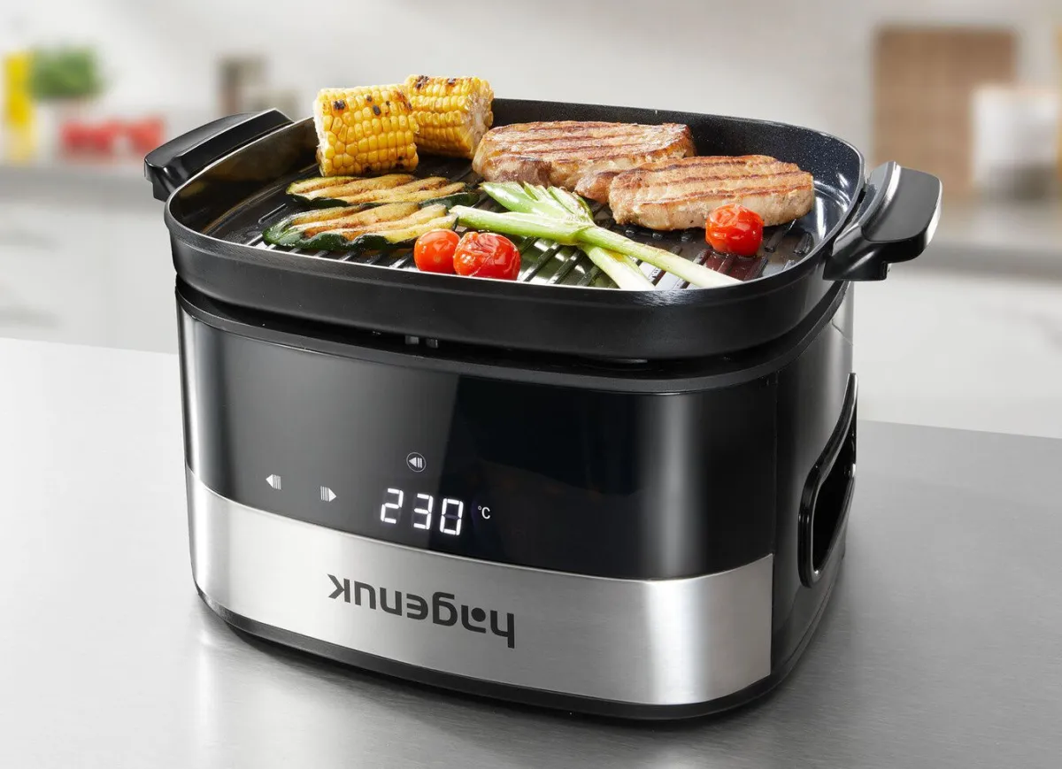 Best BADER Heißluft-Fritteuse 2-in-1 SCHWARZ