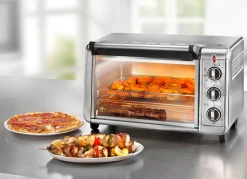 Clearance RUSSELL HOBBS Heißluft-Ofen mit 5 Funktionen EDELSTAHL