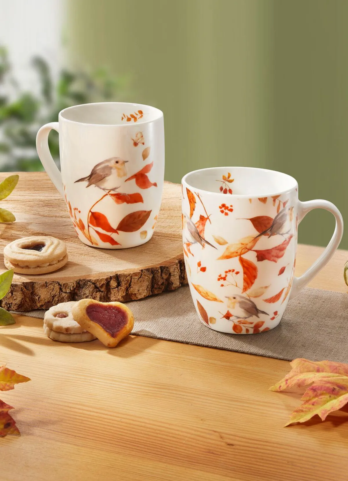 Online BADER Henkelbecher, 2er-Set BRAUN-ORANGE-ROT
