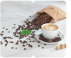 Sale WENKO Herdabdeckplatten mit Café Aromatica-Motiv, 2er-Set CAFÉ AROMATICA