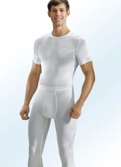 Sale HERMKO Dreierpack Schlupfjacken aus Feinripp, weiß WEISS