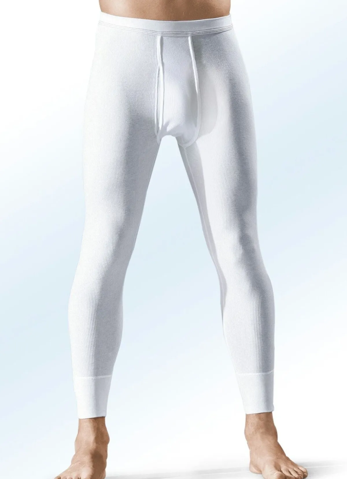 Discount HERMKO Zweierpack Unterhosen aus Doppelripp mit Eingriff, weiß WEISS