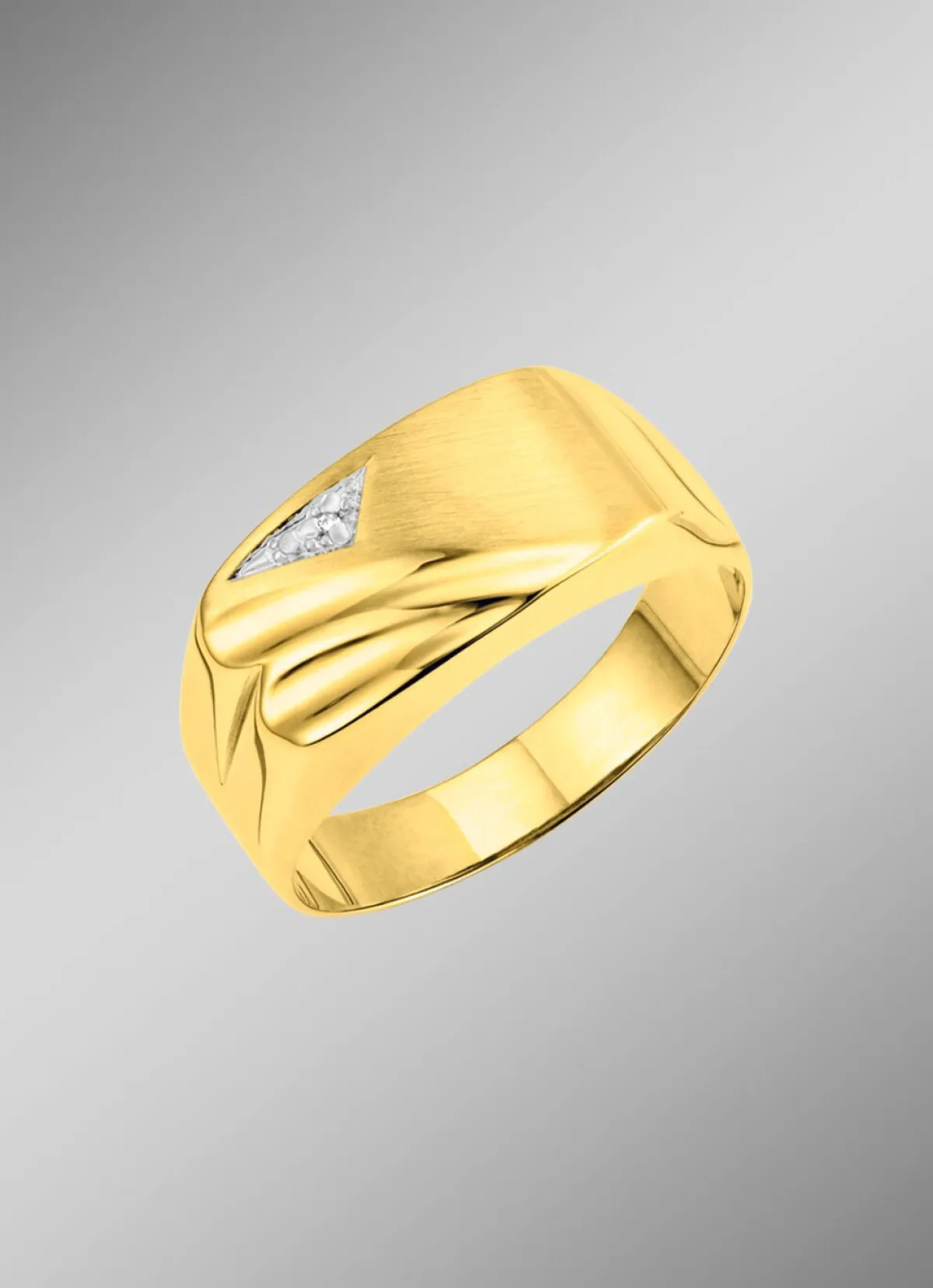 Best BADER Herrenring mit Diamant