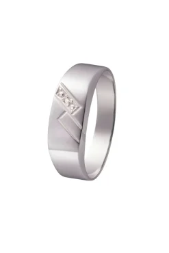 Best BADER Herrenring mit Diamant